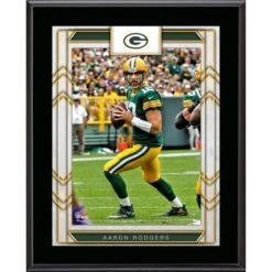 Aaron Rodgers Green Bay Packers 10.5" X 13" Player Sublimated Plaque