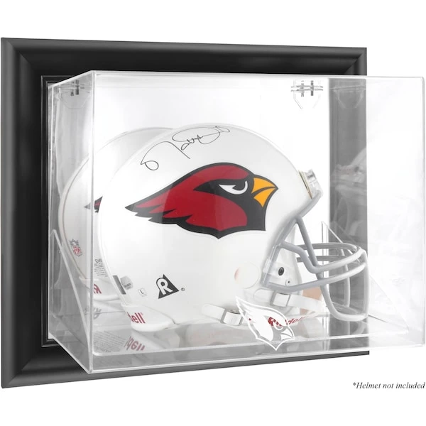 Arizona Cardinals Black Framed Wall-Mountable Helmet Display Case 3 Arizona Cardinals Black Framed Wall-Mountable Helmet Display Case