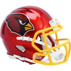 Arizona Cardinals Unsigned Riddell FLASH Alternate Revolution Speed Mini Football Helmet