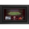Atlanta Falcons Framed 10" X 18" Stadium Panoramic Collage With Game-Used Football - Limited Edition Of 500 -Riddel Shop atlanta falcons framed 10 x 18 stadium panoramic collage with game used football limited edition of 500 pi2983000 ff 2983822 full