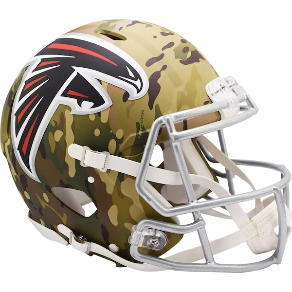 Atlanta Falcons Riddell Camo Alternate Revolution Speed Authentic Football Helmet 3 Atlanta Falcons Riddell Camo Alternate Revolution Speed Authentic Football Helmet
