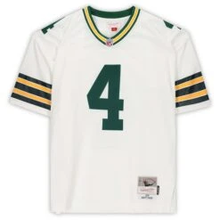 Brett Favre White Green Bay Packers Autographed Mitchell & Ness Replica Jersey 8 Brett Favre White Green Bay Packers Autographed Mitchell & Ness Replica Jersey -Riddel Shop brett favre white green bay packers autographed mitchell and ness replica jersey pi5070000 altimages ff 5070770 391c34185a56c1af1993alt3 full