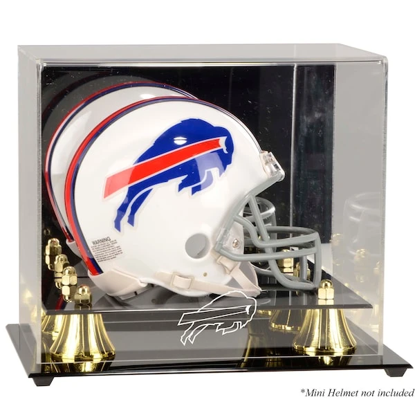Buffalo Bills Golden Classic Mini Helmet Display Case 3 Buffalo Bills Golden Classic Mini Helmet Display Case