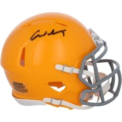 Christian Watson Green Bay Packers Autographed Riddell 2021 Season Throwback Speed Mini Helmet