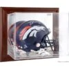 Denver Broncos Brown Framed Wall-Mountable Logo Helmet Case -Riddel Shop denver broncos brown framed wall mountable logo helmet case pi1578000 ff 1578257 full