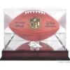 Denver Broncos Mahogany Football Logo Display Case With Mirror Back 1 Denver Broncos Mahogany Football Logo Display Case With Mirror Back -Riddel Shop denver broncos mahogany football logo display case with mirror back pi1577000 ff 1577260 full