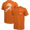 Denver Broncos Majestic Threads Tri-Blend Pocket T-Shirt - Orange -Riddel Shop denver broncos majestic threads tri blend pocket t shirt orange pi3401000 altimages ff 3401470 db62ad3321db57804879alt1 full
