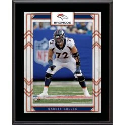 Garett Bolles Denver Broncos 10.5" X 13" Sublimated Player Plaque