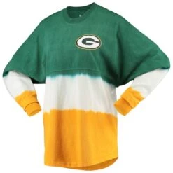 Women's Fanatics Branded Green/Gold Green Bay Packers Ombre Long Sleeve T-Shirt -Riddel Shop gold green bay packers ombre long sleeve t shirt pi4398000 altimages ff 4398754 575c5350373272ab282ealt2 full