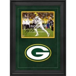 Green Bay Packers 8'' X 10'' Deluxe Horizontal Photograph Frame With Team Logo