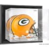 Green Bay Packers Black Framed Wall-Mountable Helmet Display Case -Riddel Shop green bay packers black framed wall mountable helmet display case pi1263000 ff 1263242 full