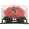 Green Bay Packers Golden Classic Team Logo Football Display Case -Riddel Shop green bay packers golden classic team logo football display case pi1263000 ff 1263237 full
