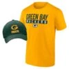 Men's Fanatics Branded Gold/Green Green Bay Packers T-Shirt & Adjustable Hat Combo Pack -Riddel Shop green green bay packers t shirt and adjustable hat combo pack ss5 p 5228014pv 1u 2gvbhfzkmiriafxusazev r5gjmrlch1srzgrdyvka