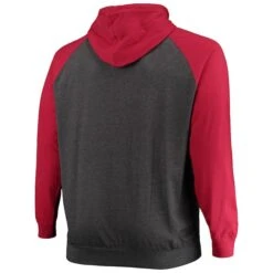 Men's Fanatics Branded Cardinal/Heathered Charcoal Arizona Cardinals Big & Tall Lightweight Raglan Pullover Hoodie -Riddel Shop heathered charcoal arizona cardinals big and tall lightweight raglan pullover hoodie pi4237000 altimages ff 4237147 724ea5937993c6362b63alt3 full