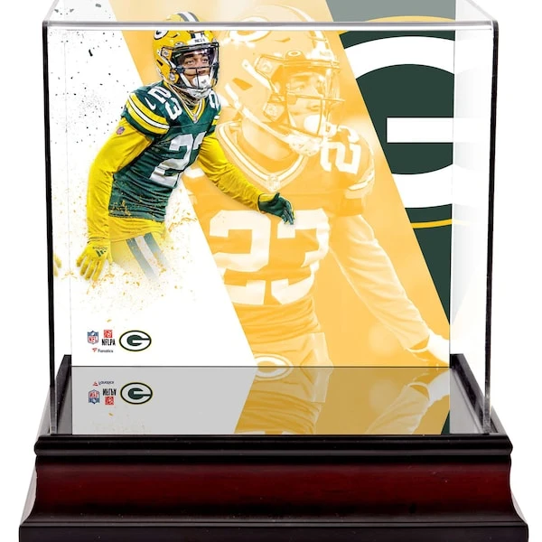 Jaire Alexander Green Bay Packers Deluxe Mini Helmet Case 3 Jaire Alexander Green Bay Packers Deluxe Mini Helmet Case