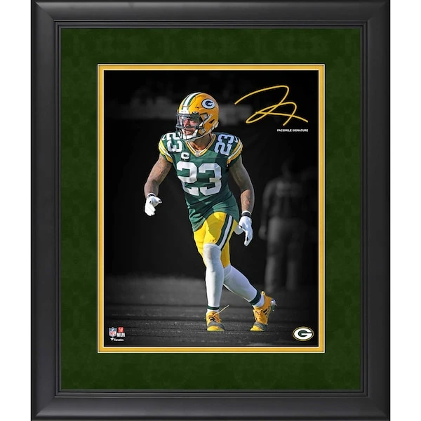 Jaire Alexander Green Bay Packers Facsimile Signature Framed 11" X 14" Spotlight Photograph 3 Jaire Alexander Green Bay Packers Facsimile Signature Framed 11" X 14" Spotlight Photograph