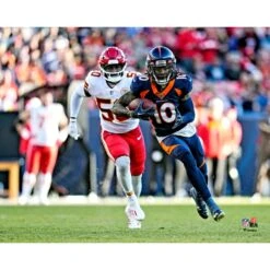 Jerry Jeudy Denver Broncos Unsigned Running After A Catch Photograph