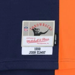 John Elway Denver Broncos Autographed Mitchell & Ness Navy Replica Jersey With "HOF 04" Inscription -Riddel Shop john elway denver broncos autographed mitchell and ness navy replica jersey with hof 04 inscription pi3712000 altimages ff 3712787 58ddafd907b0c42542b0alt5 full