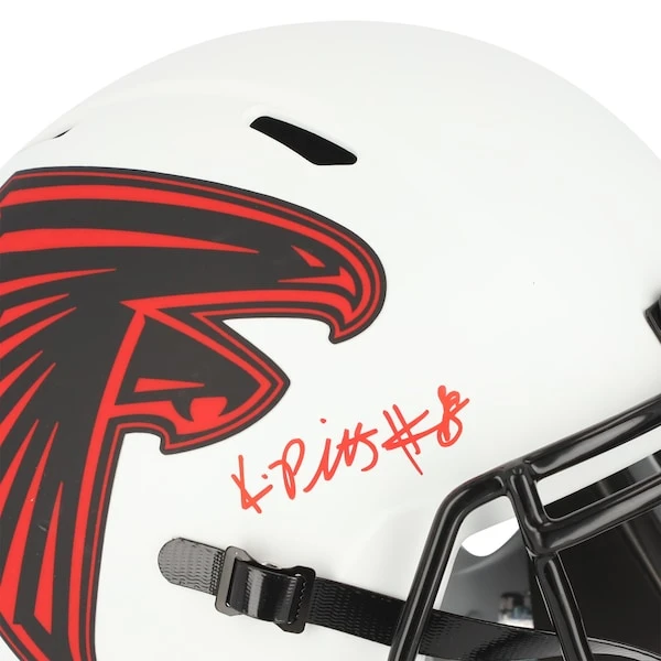 Kyle Pitts Atlanta Falcons Autographed Riddell Lunar Eclipse Alternate Speed Replica Helmet 4 Kyle Pitts Atlanta Falcons Autographed Riddell Lunar Eclipse Alternate Speed Replica Helmet - Image 2