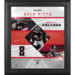 Kyle Pitts Atlanta Falcons Framed 15" X 17" Stitched Stars Collage
