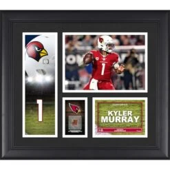 Kyler Murray Arizona Cardinals Framed 15" X 17" Player Collage With A Piece Of Game-Used Ball