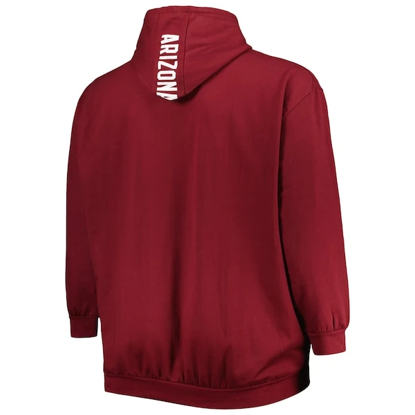 Men's Cardinal Arizona Cardinals Big & Tall Logo Pullover Hoodie 5 Men's Cardinal Arizona Cardinals Big & Tall Logo Pullover Hoodie - Image 3
