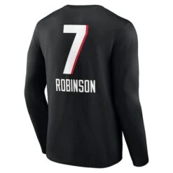 Men's Fanatics Branded Bijan Robinson Black Atlanta Falcons Team Wordmark Name & Number Long Sleeve T-Shirt 7 Men's Fanatics Branded Bijan Robinson Black Atlanta Falcons Team Wordmark Name & Number Long Sleeve T-Shirt -Riddel Shop mens fanatics branded bijan robinson black atlanta falcons team wordmark name and number long sleeve t shirt ss5 p 200496309pv 3u upehhcy20yu4pnn1xeqtv fziruehrkdwz4yffer3u