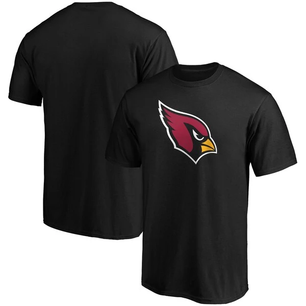 Men's Fanatics Branded Black Arizona Cardinals Primary Logo Team T-Shirt 3 Men's Fanatics Branded Black Arizona Cardinals Primary Logo Team T-Shirt