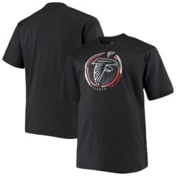 Men's Fanatics Branded Black Atlanta Falcons Big & Tall Color Pop T-Shirt