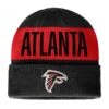 Men's Fanatics Branded Black Atlanta Falcons Fundamentals Cuffed Knit Hat