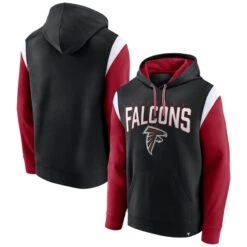 Men's Fanatics Branded Black Atlanta Falcons Trench Battle Pullover Hoodie