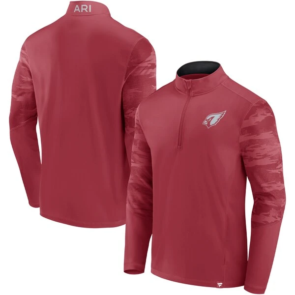 Men's Fanatics Branded Cardinal Arizona Cardinals Ringer Quarter-Zip Jacket 3 Men's Fanatics Branded Cardinal Arizona Cardinals Ringer Quarter-Zip Jacket