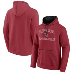 Men's Fanatics Branded Cardinal Arizona Cardinals Tiebreaker Pullover Hoodie