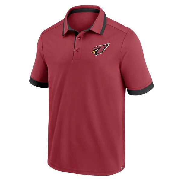 Men's Fanatics Branded Cardinal Arizona Cardinals Tipped Polo 4 Men's Fanatics Branded Cardinal Arizona Cardinals Tipped Polo - Image 2