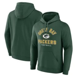 Men's Fanatics Branded Green Green Bay Packers Between The Pylons Pullover Hoodie