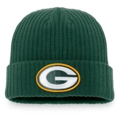 Men's Fanatics Branded Green Green Bay Packers Core Fundamental Cuffed Knit Hat
