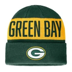 Men's Fanatics Branded Green Green Bay Packers Fundamentals Cuffed Knit Hat