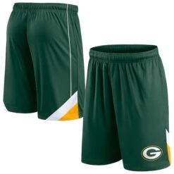 Men's Fanatics Branded Green Green Bay Packers Slice Shorts