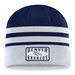 Men's Fanatics Branded Heather Gray Denver Broncos Logo Cuffed Knit Hat