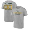 Men's Fanatics Branded Heather Gray Green Bay Packers Personalized Name & Number Evanston Stencil T-Shirt -Riddel Shop mens fanatics branded heather gray green bay packers personalized name and number evanston stencil t shirt pi5115000 altimages ff 5115008 df39a4498c1d4c3917c7alt1 full