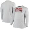 Men's Fanatics Branded Heathered Gray Atlanta Falcons Big & Tall Practice Long Sleeve T-Shirt -Riddel Shop mens fanatics branded heathered gray atlanta falcons big and tall practice long sleeve t shirt pi3877000 altimages ff 3877321 03999f9c4f520a5f2052alt1 full