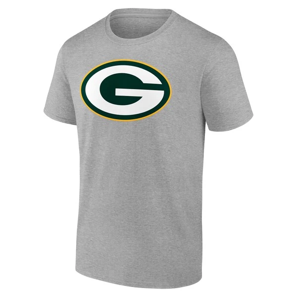 Men's Fanatics Branded Heathered Gray Green Bay Packers Team Authentic Custom T-Shirt 4 Men's Fanatics Branded Heathered Gray Green Bay Packers Team Authentic Custom T-Shirt - Image 2