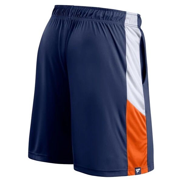 Men's Fanatics Branded Navy Denver Broncos Prep Colorblock Shorts - Image 3