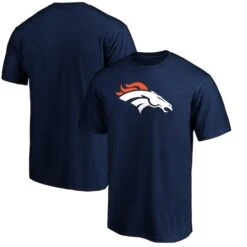 Men's Fanatics Branded Navy Denver Broncos Primary Logo T-Shirt