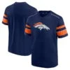 Men's Fanatics Branded Navy Denver Broncos Textured Hashmark V-Neck T-Shirt -Riddel Shop mens fanatics branded navy denver broncos textured hashmark v neck t shirt pi4124000 altimages ff 4124166 bc9b7d5d44a59fbe7555alt1 full