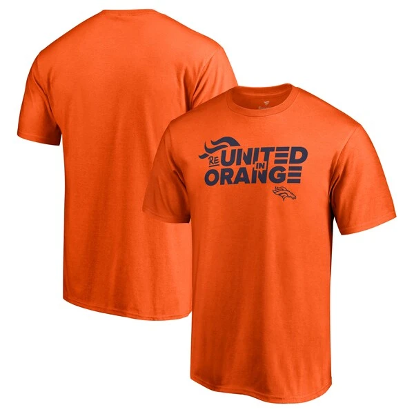 Men's Fanatics Branded Orange Denver Broncos ReUnited In Orange T-Shirt 3 Men's Fanatics Branded Orange Denver Broncos ReUnited In Orange T-Shirt