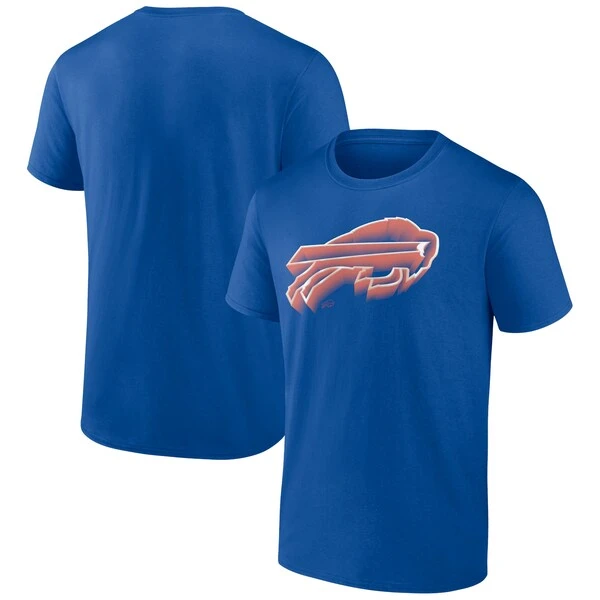 Men's Fanatics Branded Royal Buffalo Bills Chrome Dimension T-Shirt 3 Men's Fanatics Branded Royal Buffalo Bills Chrome Dimension T-Shirt