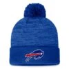 Men's Fanatics Branded Royal Buffalo Bills Defender Cuffed Knit Hat With Pom