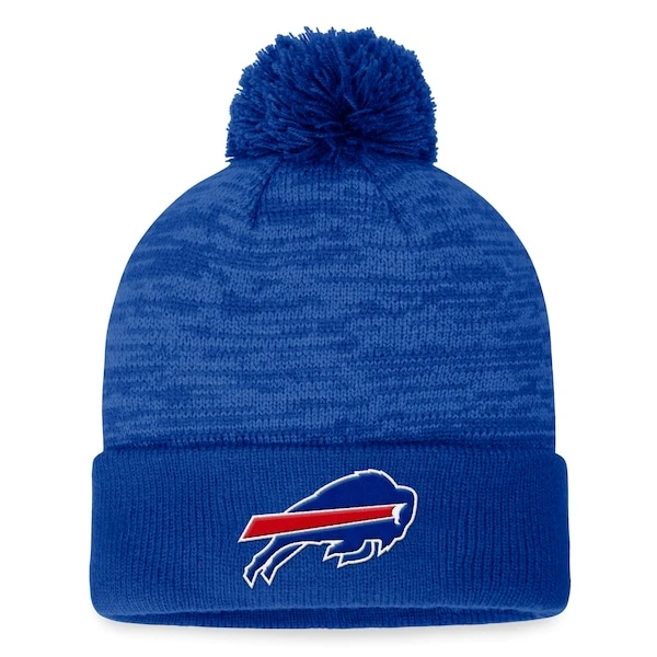 Men's Fanatics Branded Royal Buffalo Bills Defender Cuffed Knit Hat With Pom 3 Men's Fanatics Branded Royal Buffalo Bills Defender Cuffed Knit Hat With Pom
