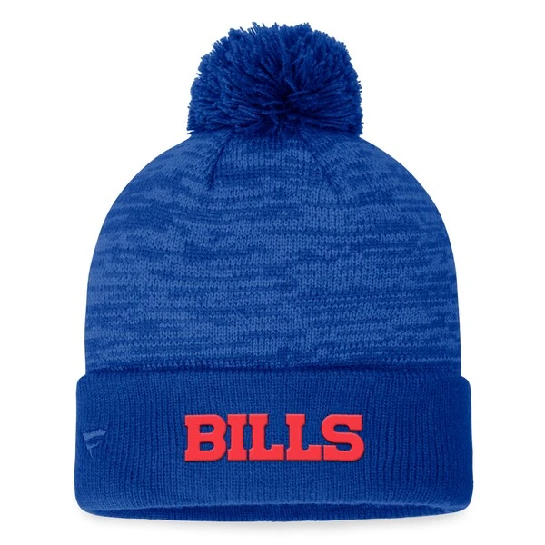 Men's Fanatics Branded Royal Buffalo Bills Defender Cuffed Knit Hat With Pom 4 Men's Fanatics Branded Royal Buffalo Bills Defender Cuffed Knit Hat With Pom - Image 2